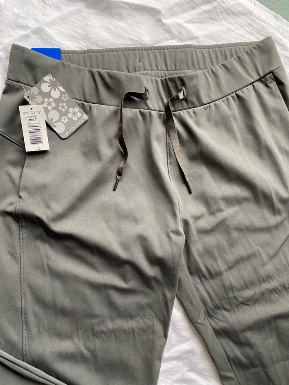 TUFF ATHLETICS, New with tags, Grey ankle pants.